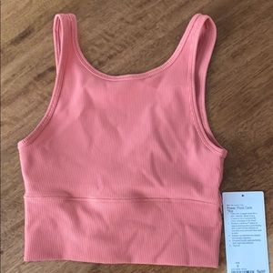 NWT Lululemon Power Pivot Rustic Coral 6 Texture
